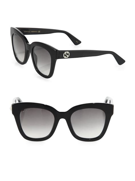 gucci square cat eye sunglasses|cat eye gucci sunglasses women's.